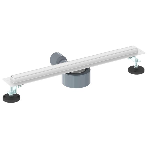 vidaXL 360° sprchový odtok so štíhlym modelom Strieborná 50 cm – Obrázok 6