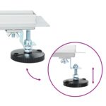 vidaXL 360° sprchový odtok so štíhlym modelom Strieborná 60 cm – Obrázok 11