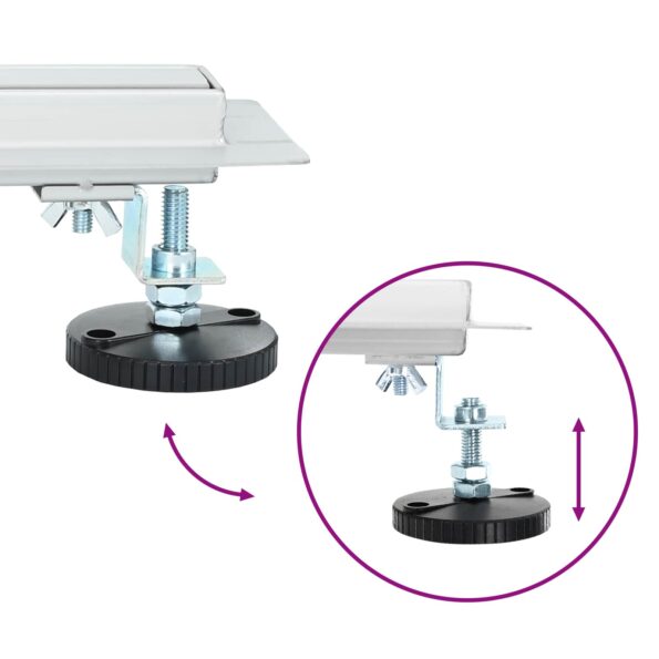 vidaXL 360° sprchový odtok so štíhlym modelom Strieborná 60 cm – Obrázok 11