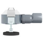 vidaXL 360° sprchový odtok so štíhlym modelom Strieborná 60 cm – Obrázok 5