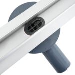 vidaXL 360° sprchový odtok so štíhlym modelom Strieborná 60 cm – Obrázok 9