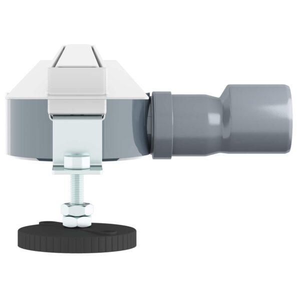 vidaXL 360° sprchový odtok so štíhlym modelom Strieborná 70 cm – Obrázok 5