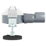 vidaXL 360° sprchový odtok so štíhlym modelom Strieborná 80 cm – Obrázok 5