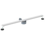 vidaXL 360° sprchový odtok so štíhlym modelom Strieborná 90 cm – Obrázok 6