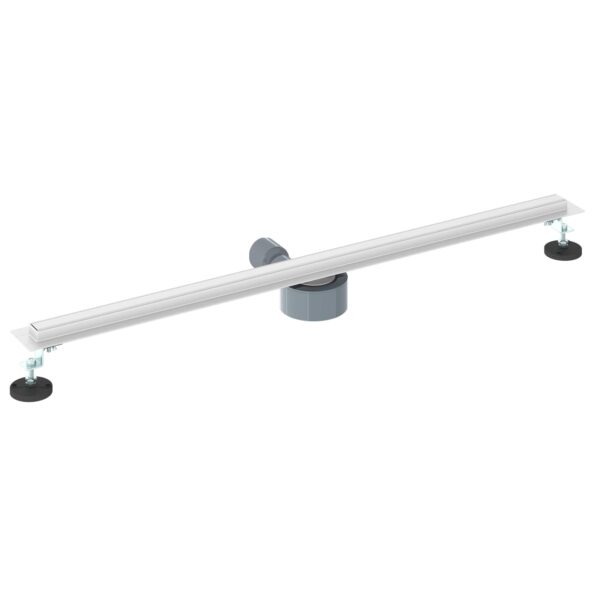 vidaXL 360° sprchový odtok so štíhlym modelom Strieborná 90 cm – Obrázok 6