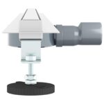 vidaXL 360° sprchový odtok so štíhlym modelom Strieborná 100 cm – Obrázok 5