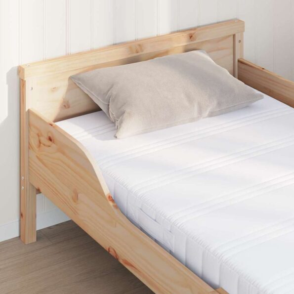 vidaXL Penový matrac Biela 80 x 200 cm látka – Obrázok 4