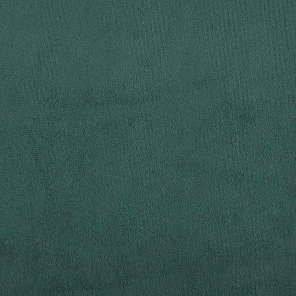 vidaXL Rohový rám postele Tmavozelená 100 cm x 200 cm Zamat – Obrázok 11
