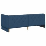 vidaXL Rohový rám postele Modrá 80 x 200 cm látka – Obrázok 7