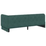 vidaXL Rohový rám postele Tmavozelená 80 x 200 cm Zamat – Obrázok 7