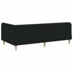 vidaXL Rohový rám postele Čierny 90 x 200 cm látka – Obrázok 7
