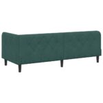 vidaXL Rohový rám postele Tmavozelená 80 x 200 cm Zamat – Obrázok 7