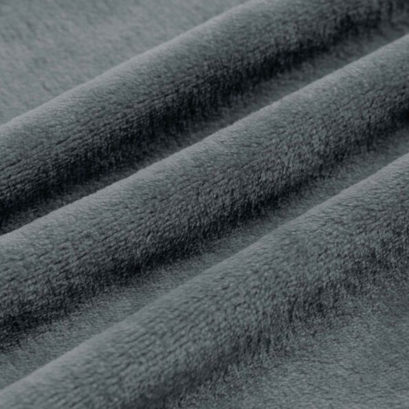 vidaXL Deka Tmavo šedá 130 x 150 cm Flís – Obrázok 6