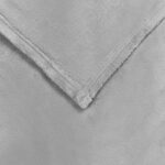 vidaXL Deka Sivá 240 x 270 cm Flís – Obrázok 7