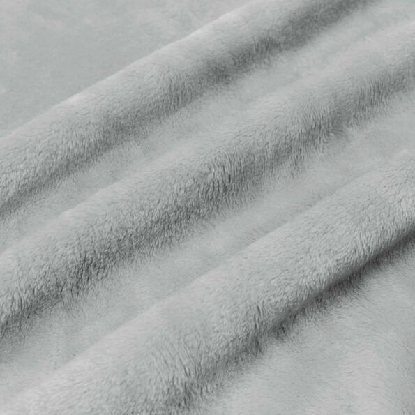 vidaXL Deka Sivá 240 x 270 cm Flís – Obrázok 6