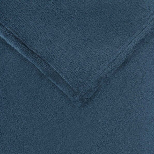 vidaXL Deka Námornícka modrá 130 x 150 cm Flís – Obrázok 8