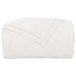 vidaXL Deka Biela 150 x 200 cm Flís – Obrázok 4