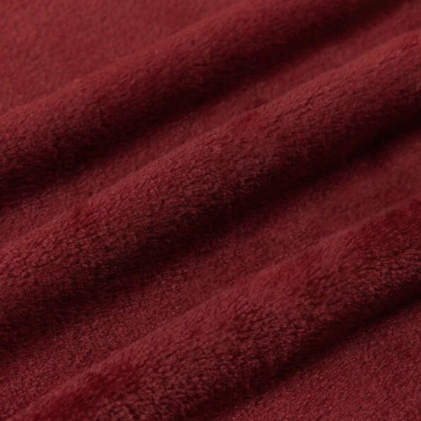 vidaXL Deka Bordeaux červená 150 x 200 cm Flís – Obrázok 9