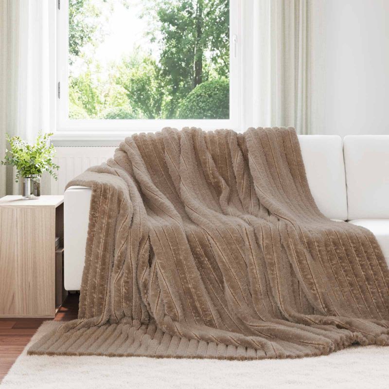 42016827_1.jpg vidaXL Deka ťavová 240 x 220 cm Flís – Obrázok 1