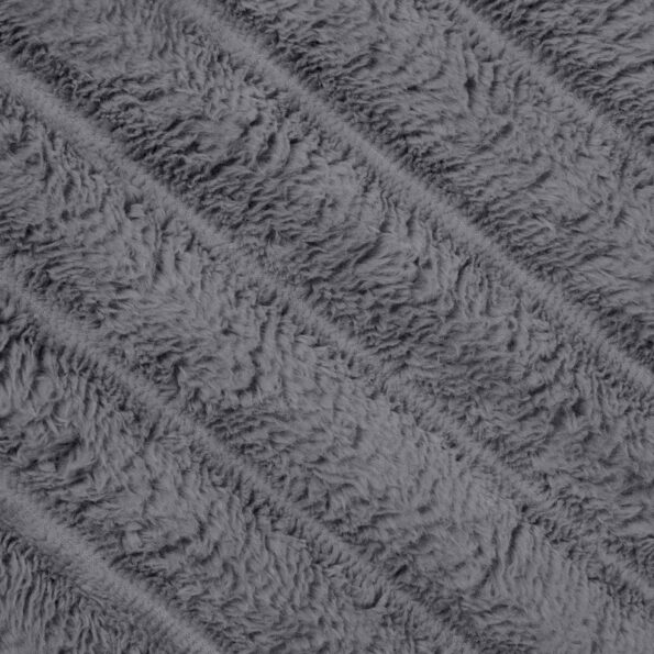 vidaXL Deka Tmavo šedá 270 x 240 cm Flís – Obrázok 9