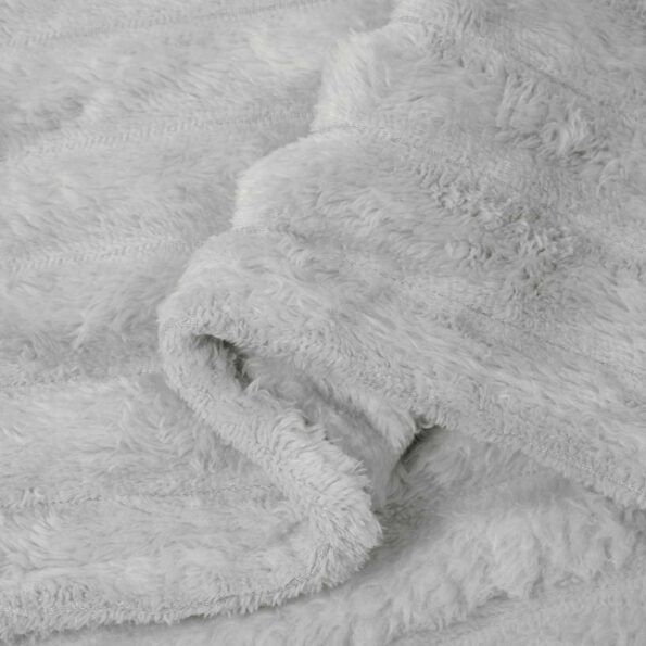 vidaXL Deka Sivá 150 x 130 cm Flís – Obrázok 5