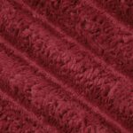 vidaXL Deka Bordeaux červená 200 x 150 cm Flís – Obrázok 9