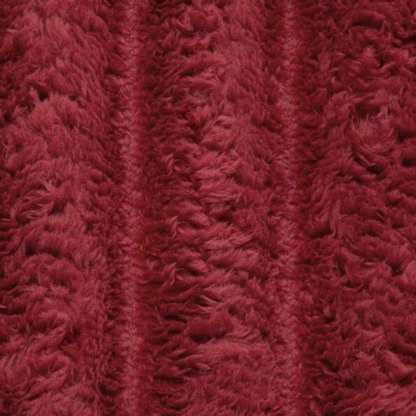 vidaXL Deka Bordeaux červená 240 x 220 cm Flís – Obrázok 4