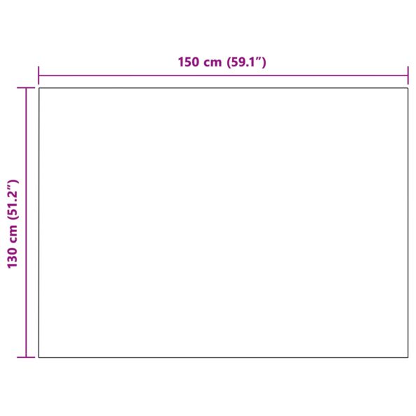 vidaXL Deka Krémová 150 x 130 cm Flís – Obrázok 6