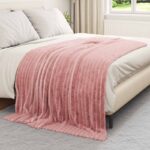 vidaXL Deka Ružová 200 x 150 cm Flís – Obrázok 3