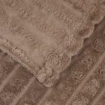 vidaXL Deka ťavová 150 x 130 cm Flís – Obrázok 5