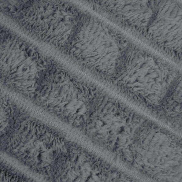 vidaXL Deka Tmavo šedá 150 x 130 cm Flís – Obrázok 7