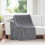 vidaXL Deka Tmavo šedá 200 x 150 cm Flís