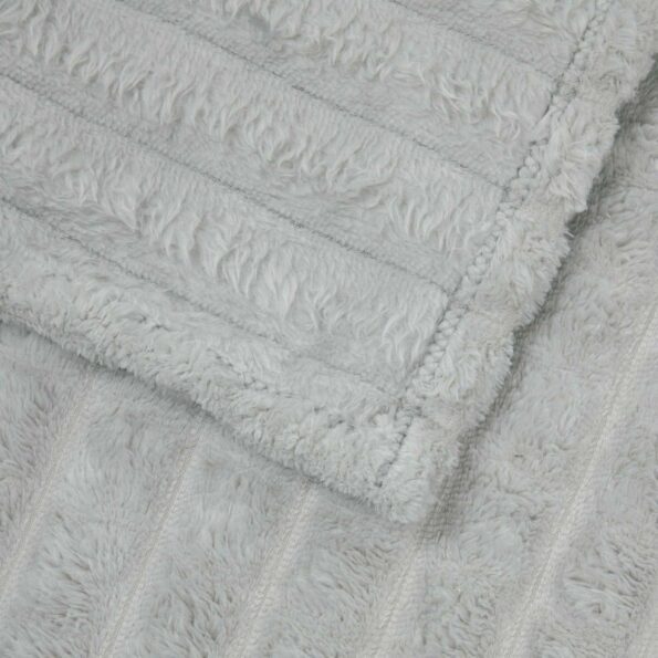 vidaXL Deka Sivá 150 x 130 cm Flís – Obrázok 5