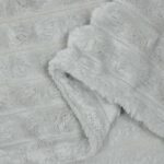 vidaXL Deka Sivá 240 x 220 cm Flís – Obrázok 6