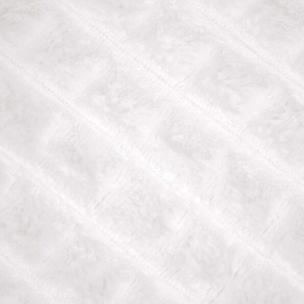 vidaXL Deka Biela 150 x 130 cm Flís – Obrázok 6
