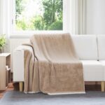 vidaXL Deka ťavová 150 x 200 cm Flís – Obrázok 9