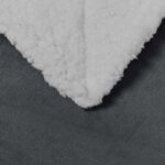 vidaXL Deka Tmavo šedá 130 x 150 cm Flís – Obrázok 5