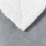 vidaXL Deka Sivá 150 x 200 cm Flís – Obrázok 5