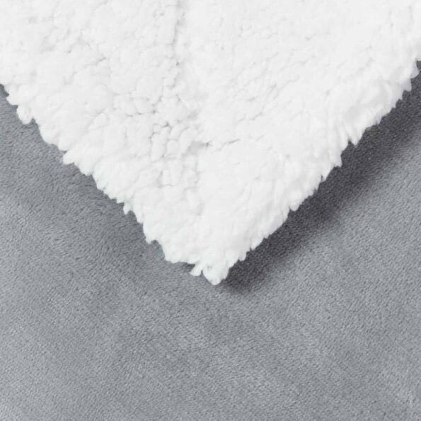 vidaXL Deka Sivá 150 x 200 cm Flís – Obrázok 5