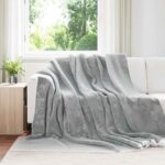 vidaXL Deka Sivá 240 x 270 cm Flís