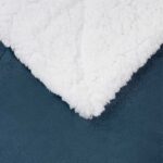 vidaXL Deka Námornícka modrá 130 x 150 cm Flís – Obrázok 4