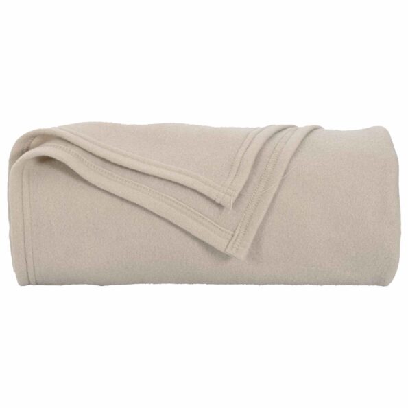 vidaXL Deka Béžová 270 x 240 cm Flís – Obrázok 4