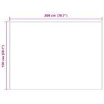 vidaXL Deka Tmavo šedá 200 x 150 cm Flís – Obrázok 8