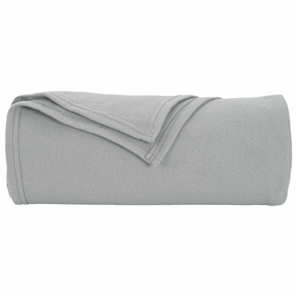 vidaXL Deka Sivá 240 x 220 cm Flís – Obrázok 4