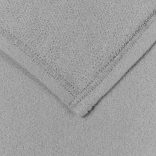 vidaXL Deka Sivá 240 x 220 cm Flís – Obrázok 5