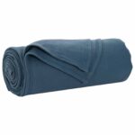 vidaXL Deka Námornícka modrá 170 x 130 cm Flís – Obrázok 2