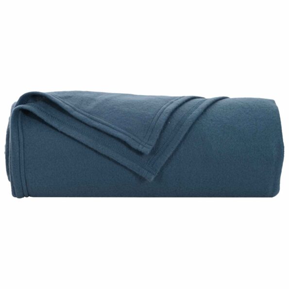vidaXL Deka Námornícka modrá 200 x 150 cm Flís – Obrázok 3