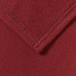 vidaXL Deka Bordeaux červená 240 x 220 cm Flís – Obrázok 5