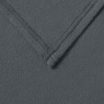 vidaXL Deka Tmavo šedá 210 x 140 cm Flís – Obrázok 4