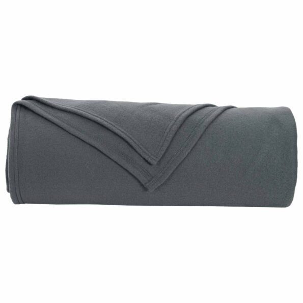 vidaXL Deka Tmavo šedá 280 x 210 cm Flís – Obrázok 4